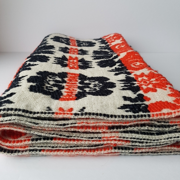 Scotch & Soda Accessories - Maison Scotch | Floral Artwork Knit Scarf